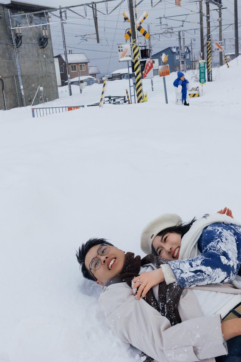 在小樽生命中最美好的冬天 第11张 日本婚纱照 日本旅拍 小樽婚纱照 日本尼鹿摄影