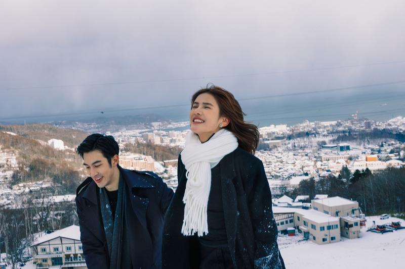 北海道的小樽天狗山 第128张 日本婚纱照 日本旅拍 北海道婚纱照 小樽婚纱照 日本雪景婚纱照 日本尼鹿摄影