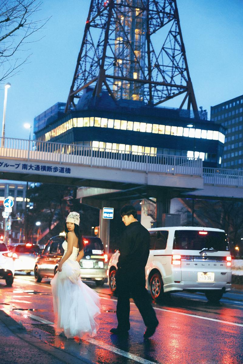 薄野十字路口 第19张 日本婚纱照 日本旅拍 日本尼鹿摄影
