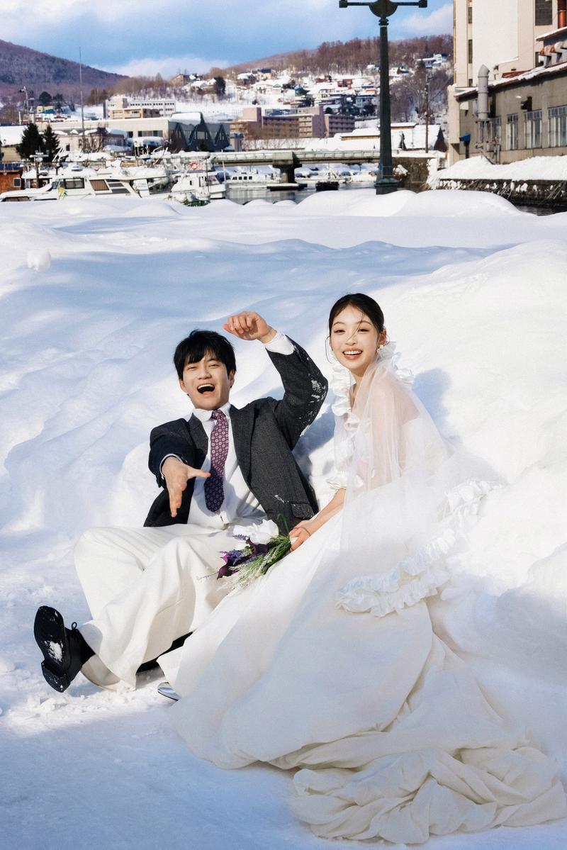 小樽运河 第28张 日本婚纱照 日本旅拍 小樽婚纱照 日本尼鹿摄影