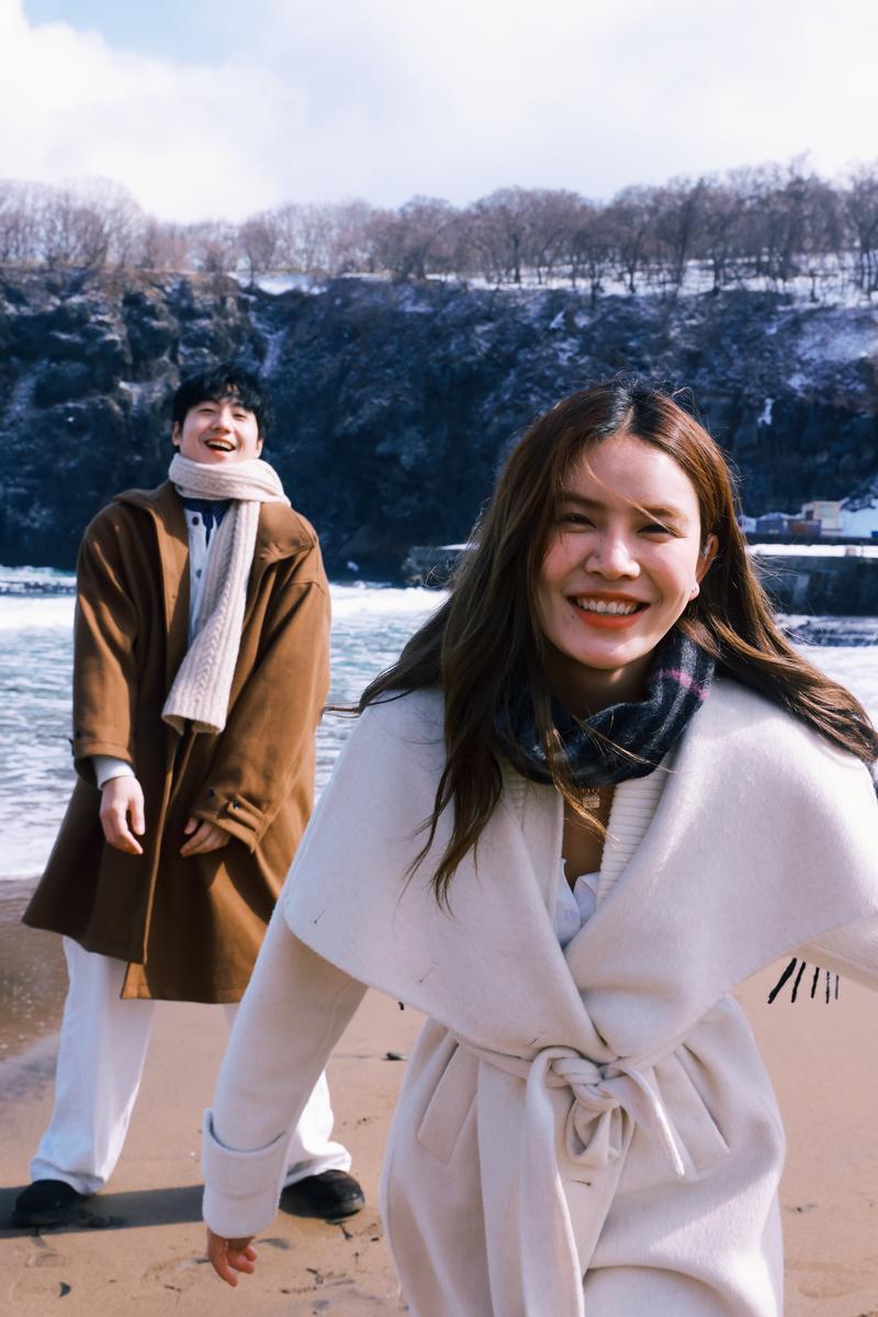 小樽悬崖海边 第30张 日本婚纱照 日本旅拍 小樽婚纱照 日本尼鹿摄影