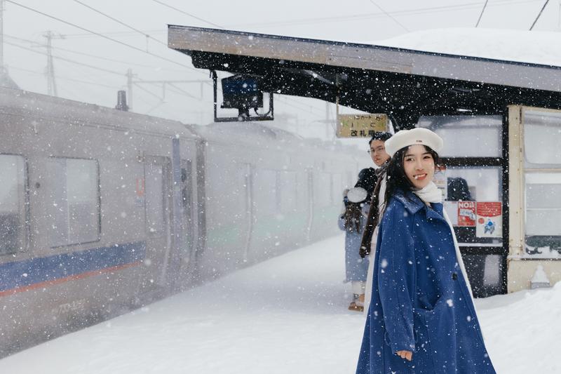 在小樽生命中最美好的冬天 第14张 日本婚纱照 日本旅拍 小樽婚纱照 日本尼鹿摄影