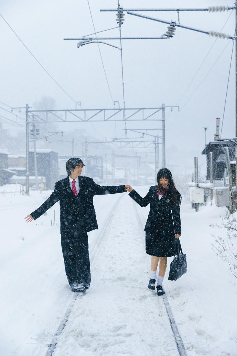 暴风雪来临之际 第10张 日本婚纱照 日本旅拍 日本雪景婚纱照 日本尼鹿摄影