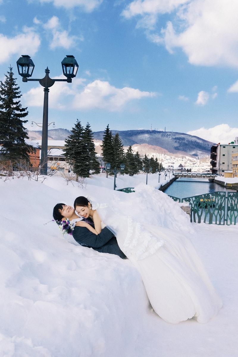 小樽运河 第56张 日本婚纱照 日本旅拍 小樽婚纱照 日本尼鹿摄影