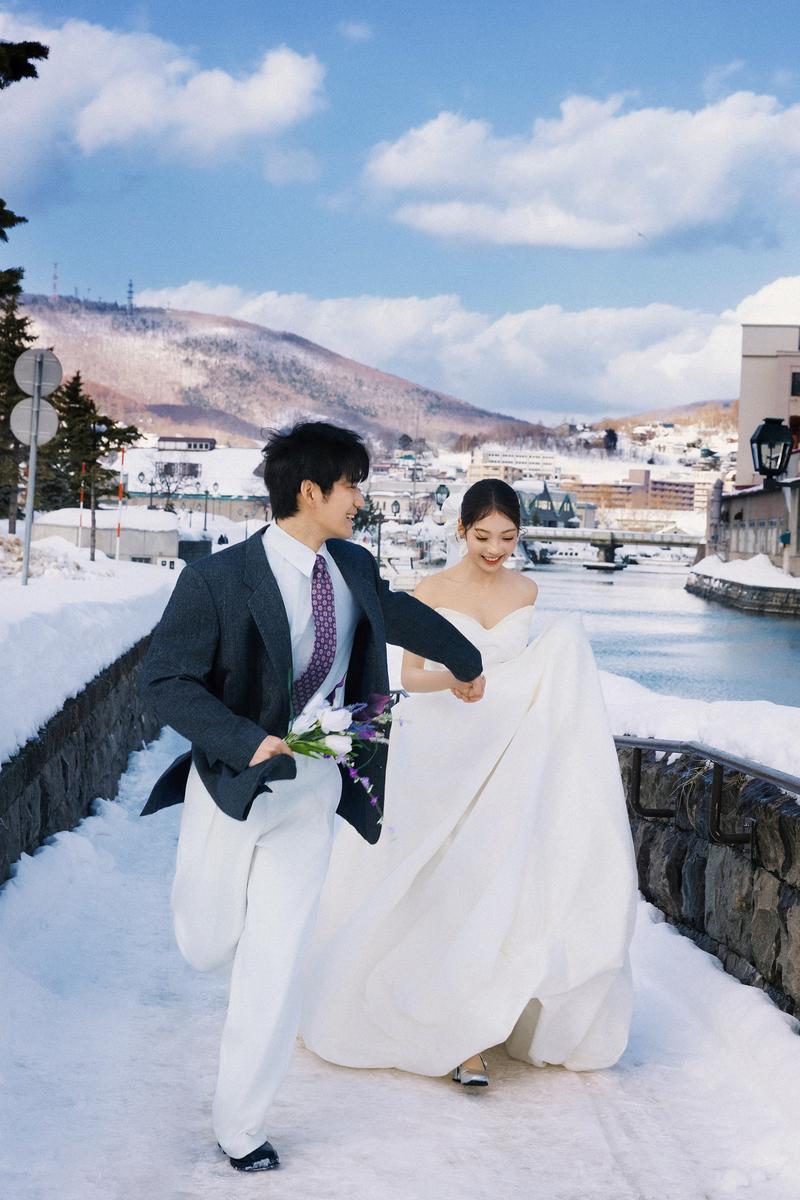小樽运河 第66张 日本婚纱照 日本旅拍 小樽婚纱照 日本尼鹿摄影