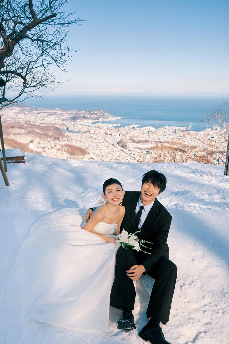 小樽婚礼 第45张 日本婚纱照 日本旅拍 小樽婚纱照 日本尼鹿摄影