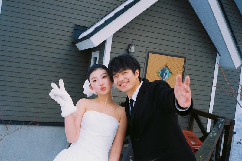小樽婚礼 第14张 日本婚纱照 日本旅拍 小樽婚纱照 日本尼鹿摄影