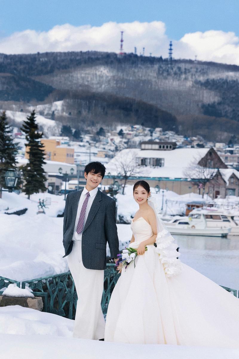 小樽运河 第46张 日本婚纱照 日本旅拍 小樽婚纱照 日本尼鹿摄影
