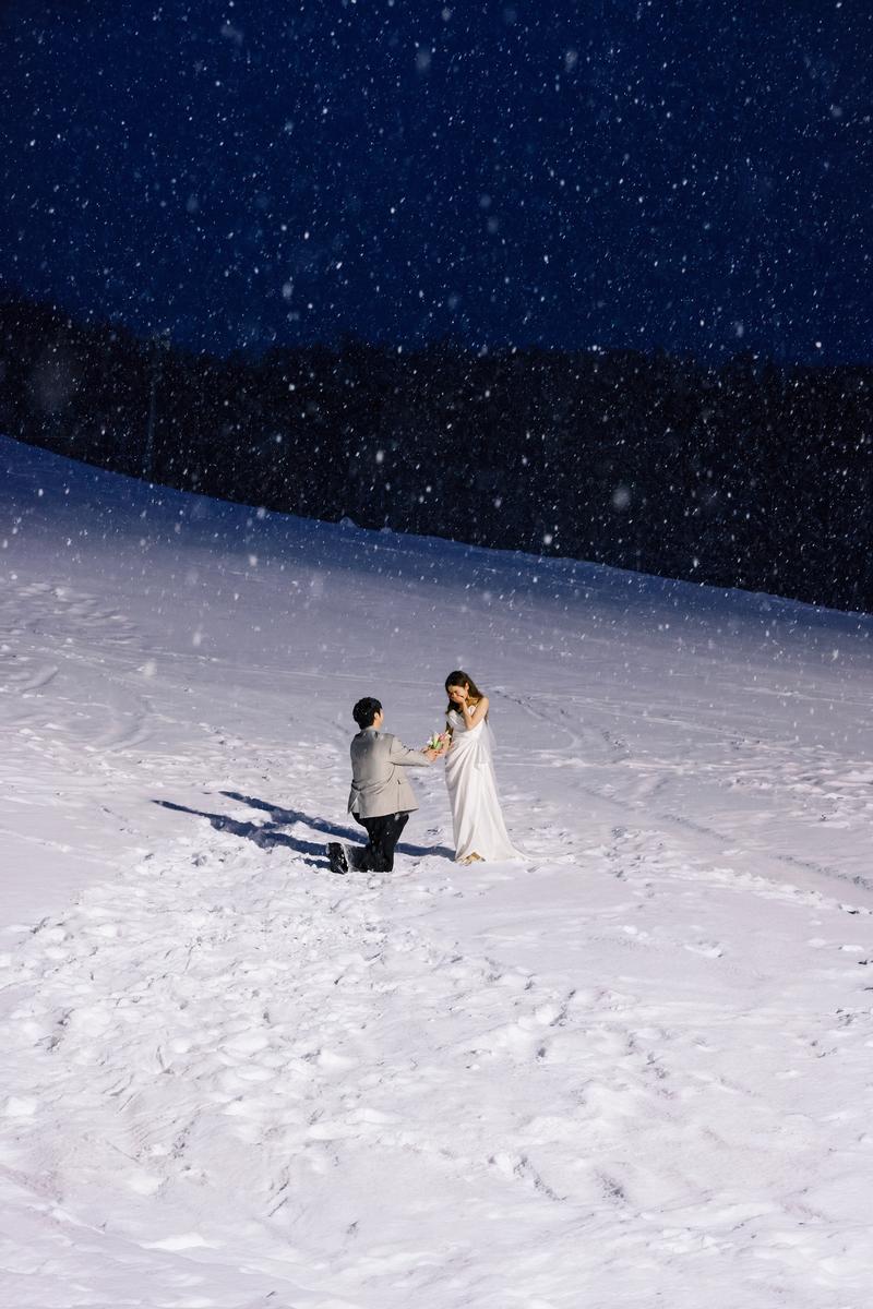 雪夜 第22张 日本婚纱照 日本旅拍 日本雪景婚纱照 日本尼鹿摄影