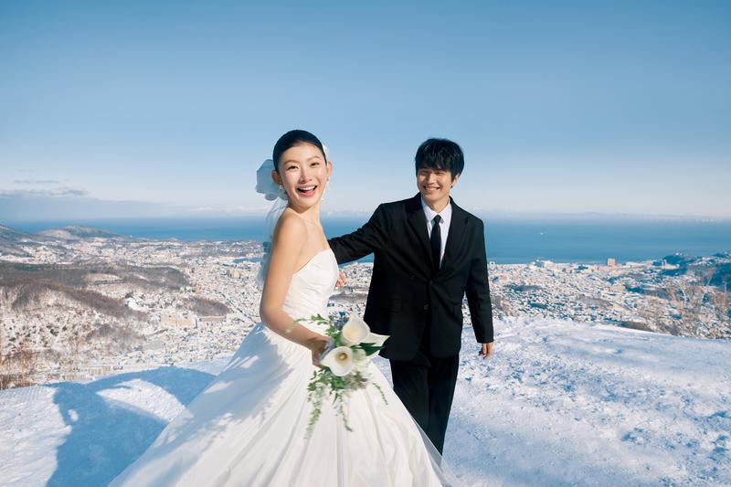 小樽婚礼 第36张 日本婚纱照 日本旅拍 小樽婚纱照 日本尼鹿摄影