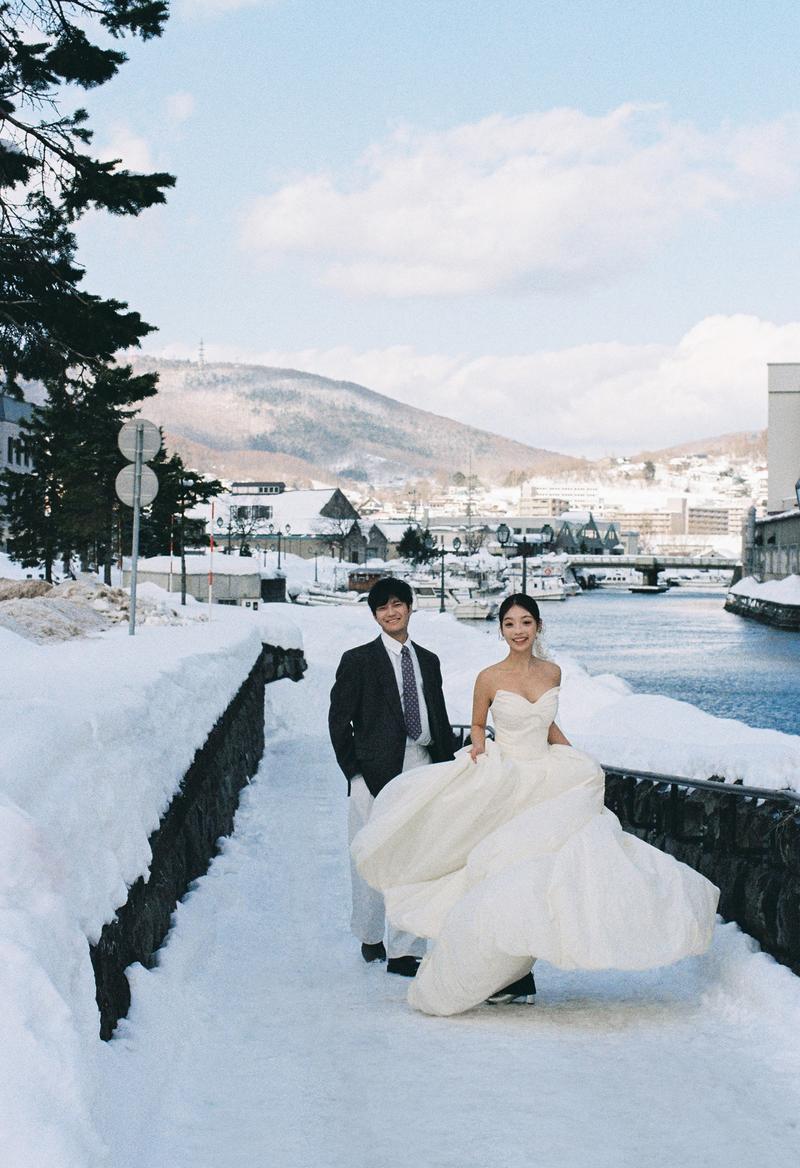 小樽运河 第59张 日本婚纱照 日本旅拍 小樽婚纱照 日本尼鹿摄影