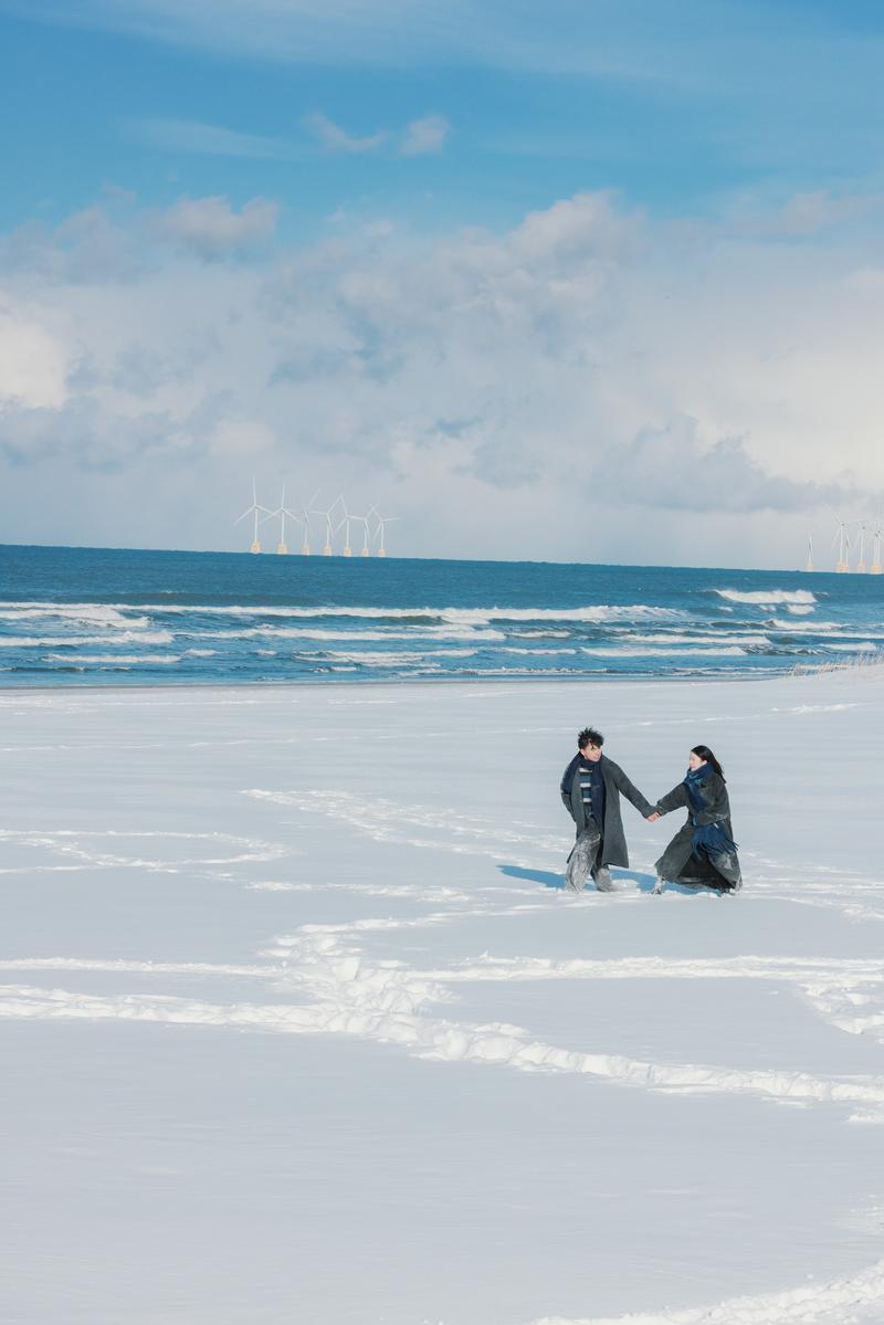 北海道钱涵的海 第5张 日本婚纱照 日本旅拍 北海道婚纱照 日本尼鹿摄影