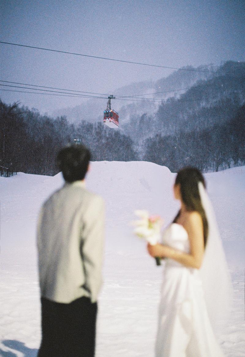 雪夜 第29张 日本婚纱照 日本旅拍 日本雪景婚纱照 日本尼鹿摄影