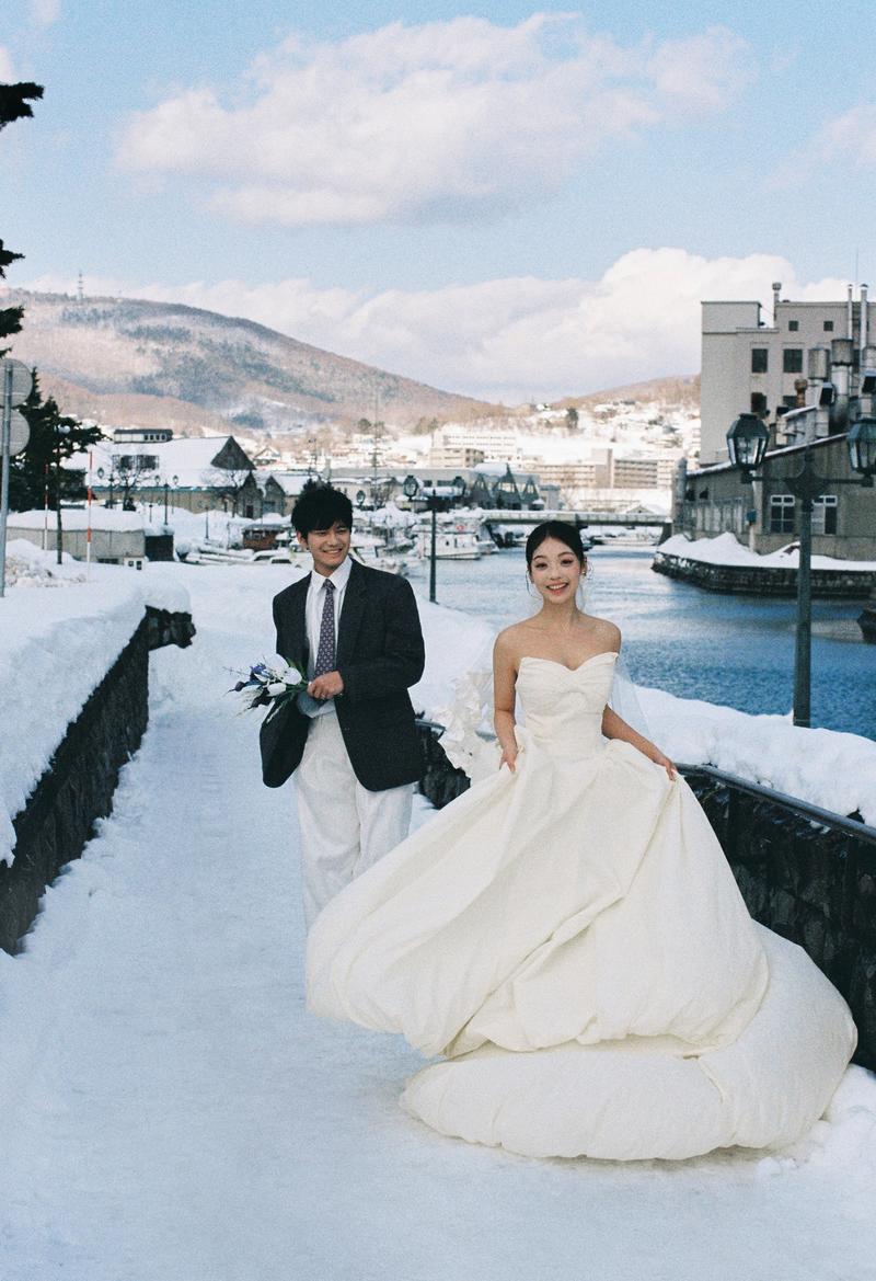 小樽运河 第57张 日本婚纱照 日本旅拍 小樽婚纱照 日本尼鹿摄影