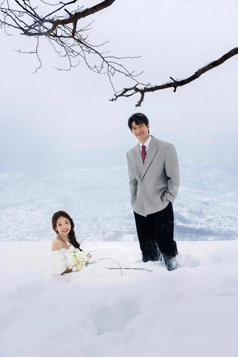 天狗山的浪漫 第42张 日本婚纱照 日本旅拍 日本尼鹿摄影