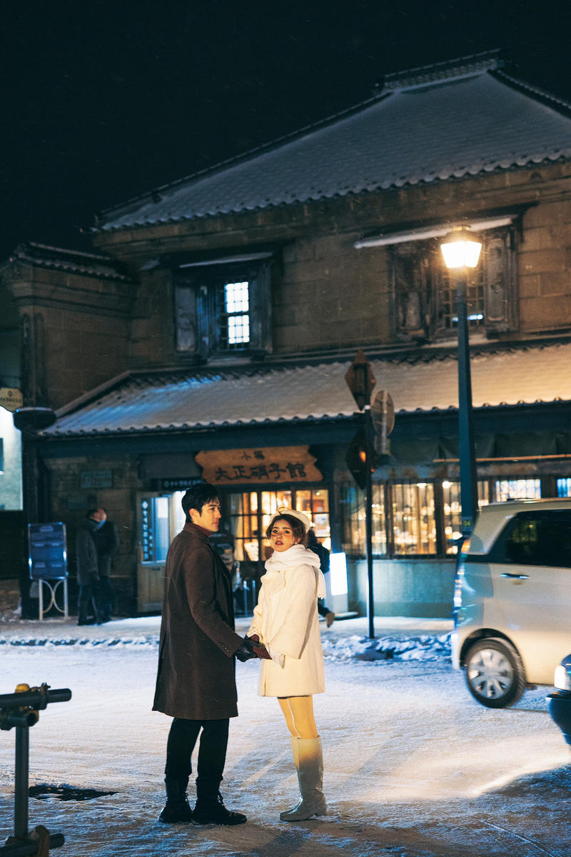 北海道的雪夜 第28张 日本婚纱照 日本旅拍 北海道婚纱照 日本雪景婚纱照 日本尼鹿摄影