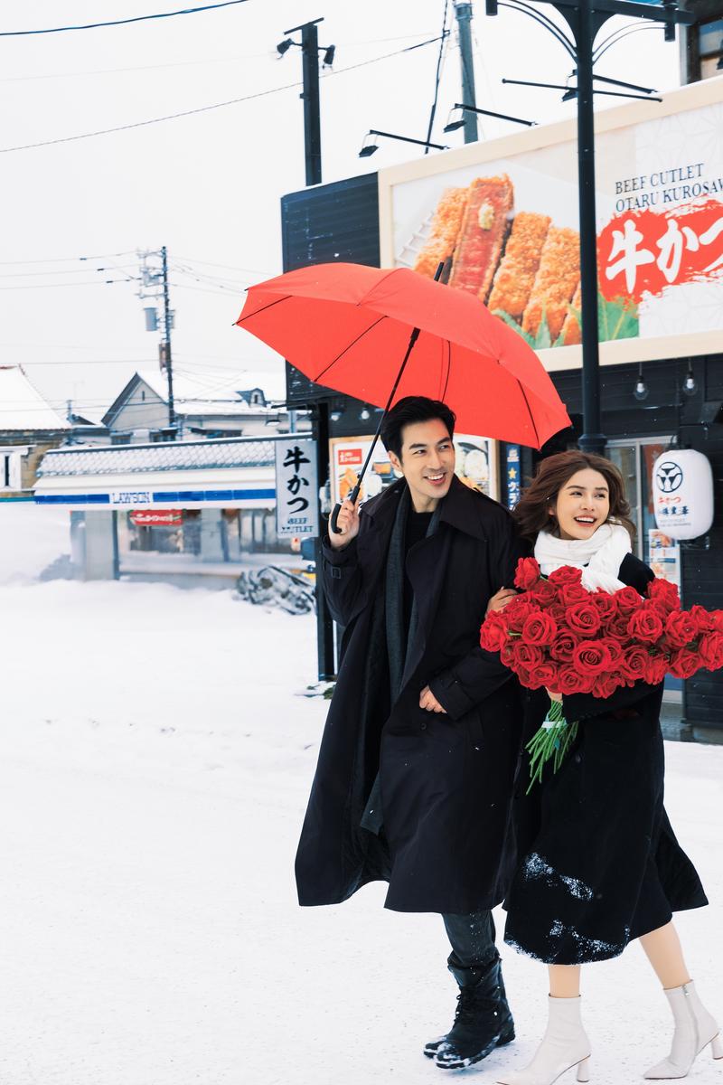 北海道的小樽天狗山 第5张 日本婚纱照 日本旅拍 北海道婚纱照 小樽婚纱照 日本雪景婚纱照 日本尼鹿摄影