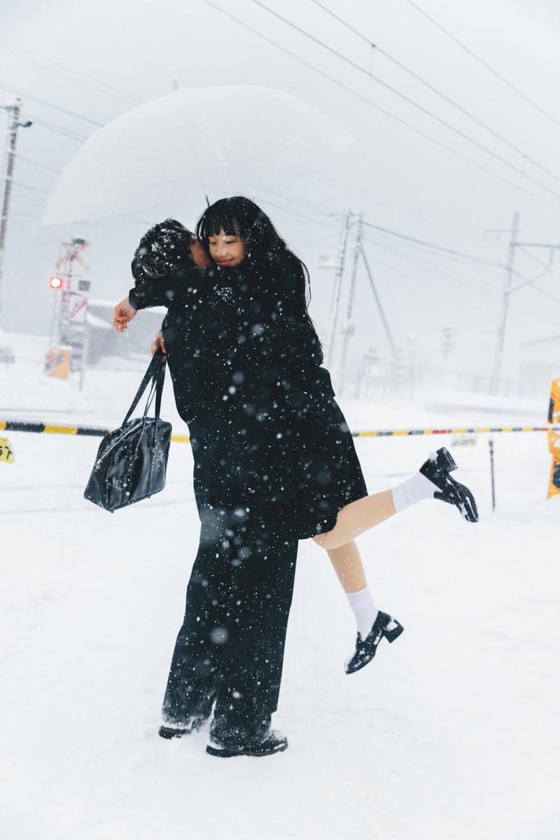 暴风雪来临之际 第17张 日本婚纱照 日本旅拍 日本雪景婚纱照 日本尼鹿摄影