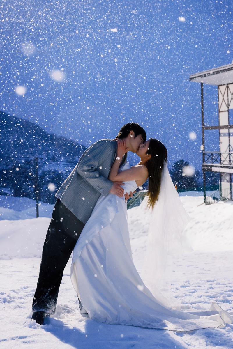 雪夜 第10张 日本婚纱照 日本旅拍 日本雪景婚纱照 日本尼鹿摄影