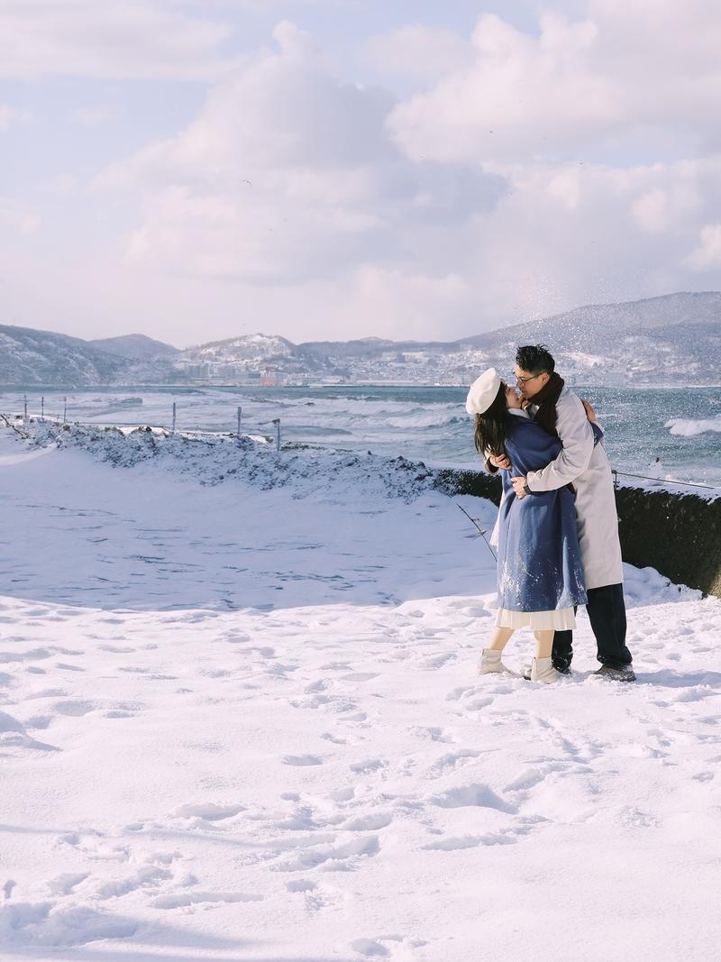 在小樽生命中最美好的冬天 第61张 日本婚纱照 日本旅拍 小樽婚纱照 日本尼鹿摄影