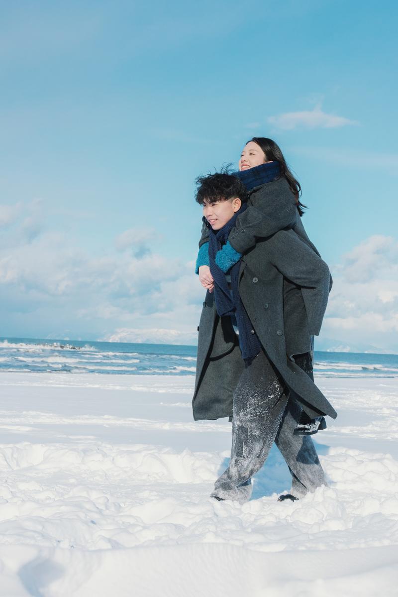 北海道钱涵的海 第6张 日本婚纱照 日本旅拍 北海道婚纱照 日本尼鹿摄影