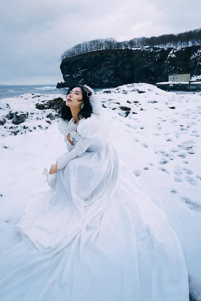 北海道单人婚纱 第24张 日本婚纱照 日本旅拍 北海道婚纱照 日本尼鹿摄影