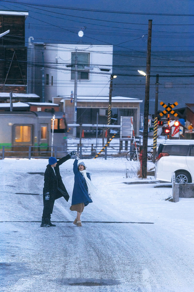 初恋 第40张 日本婚纱照 日本旅拍 日本雪景婚纱照 日本尼鹿摄影