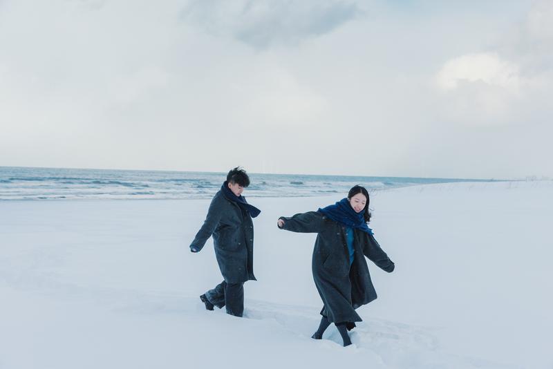 北海道钱涵的海 日本婚纱照 日本旅拍