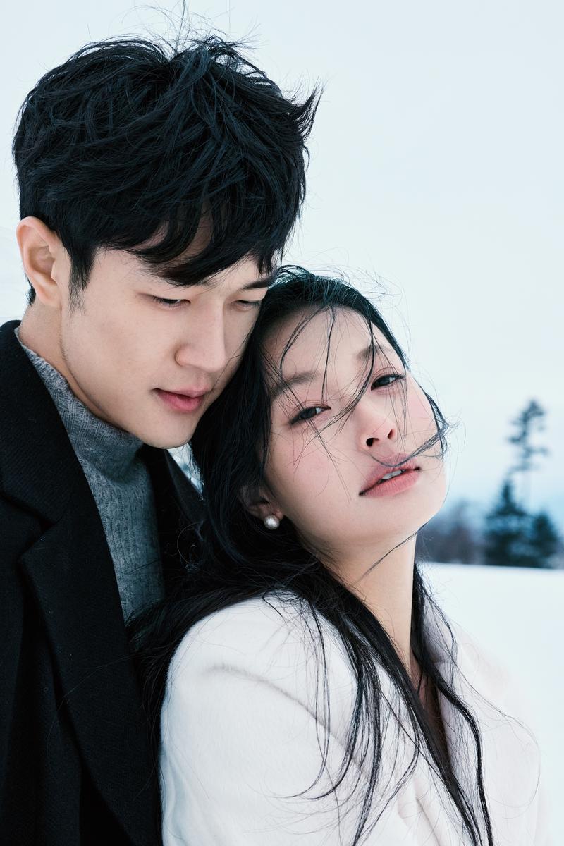 雪地里相爱 日本婚纱照 日本旅拍