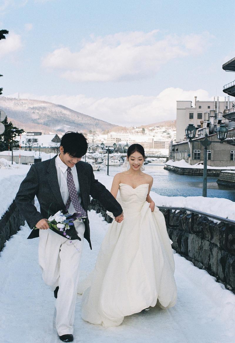 小樽运河 第21张 日本婚纱照 日本旅拍 小樽婚纱照 日本尼鹿摄影