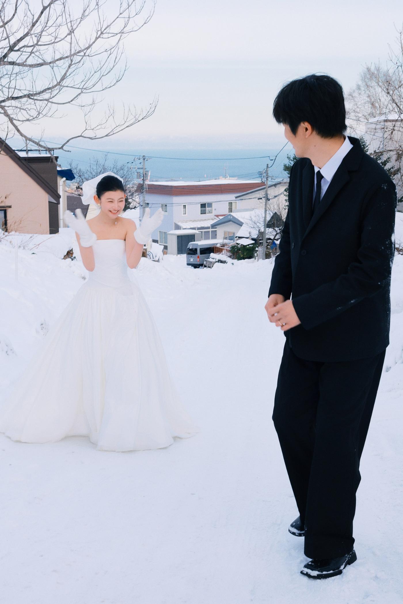 小樽婚礼 第52张 小樽 目的地婚礼 日本婚纱照 日本旅拍 尼鹿摄影