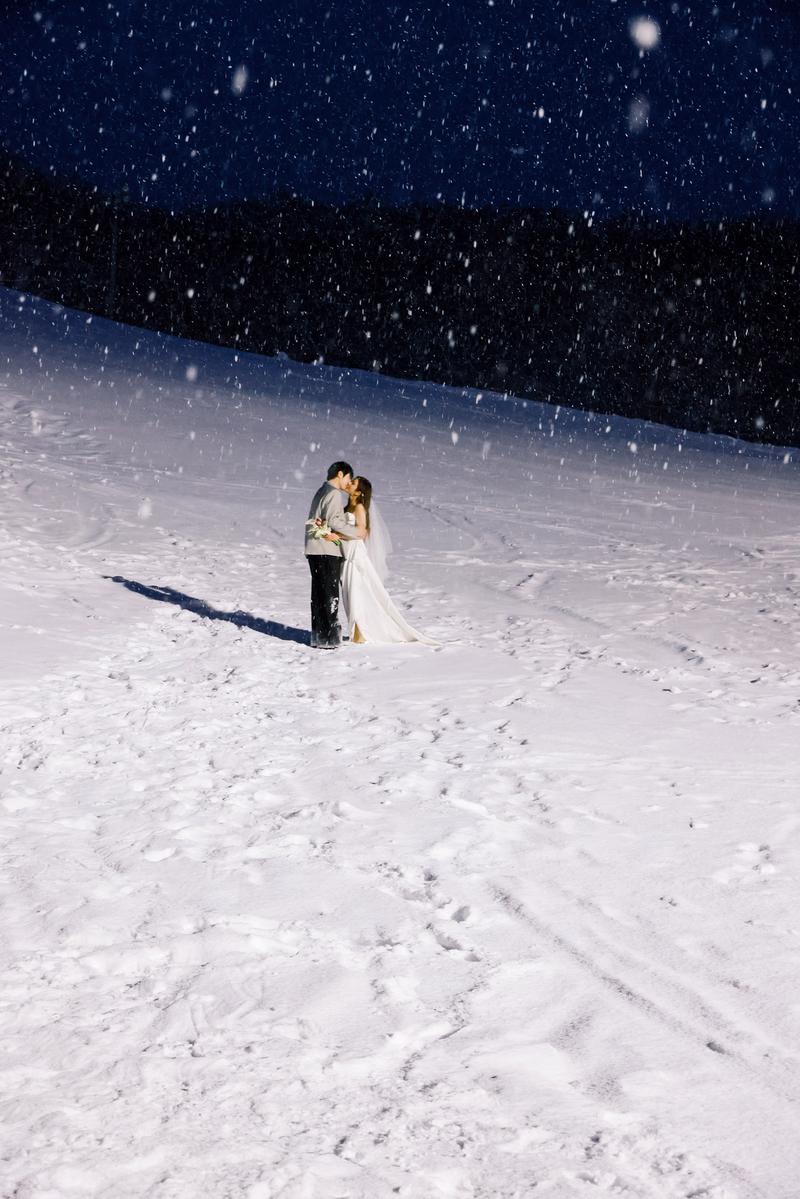 雪夜 第15张 日本婚纱照 日本旅拍 日本雪景婚纱照 日本尼鹿摄影