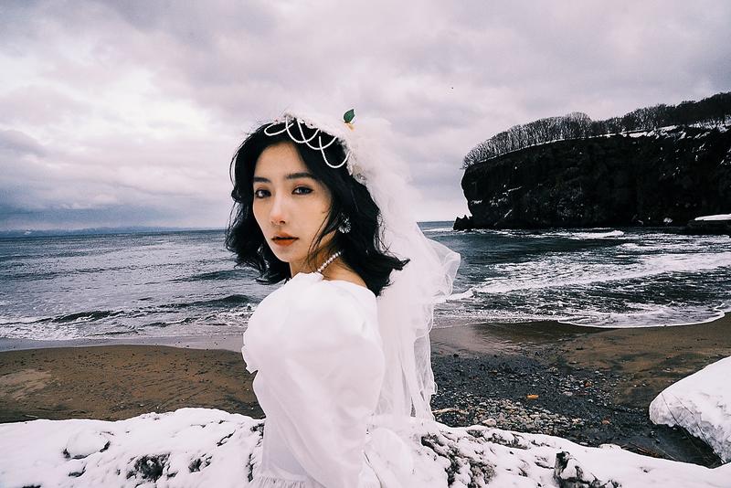 北海道单人婚纱 第25张 日本婚纱照 日本旅拍 北海道婚纱照 日本尼鹿摄影