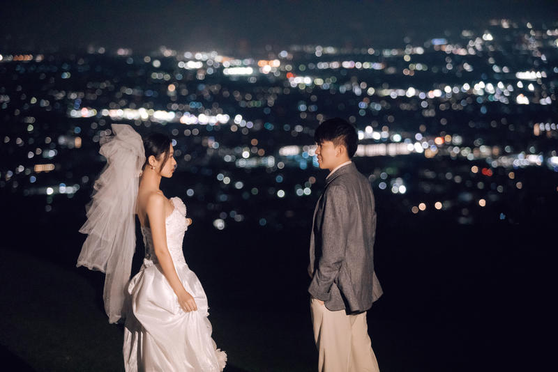 若草山夜景婚纱照 第7张 日本婚纱照 日本旅拍 日本尼鹿摄影