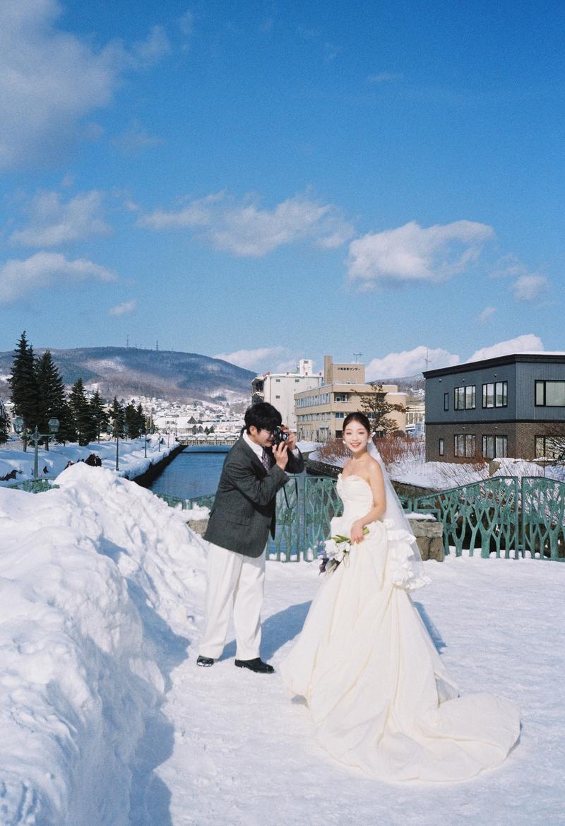 小樽运河 第15张 日本婚纱照 日本旅拍 小樽婚纱照 日本尼鹿摄影