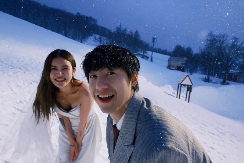 雪夜 第23张 日本婚纱照 日本旅拍 日本雪景婚纱照 日本尼鹿摄影