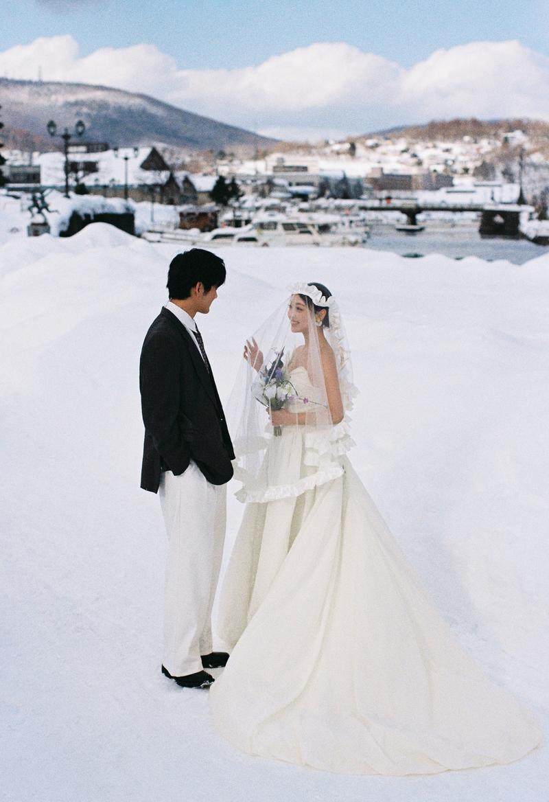 小樽运河 第34张 日本婚纱照 日本旅拍 小樽婚纱照 日本尼鹿摄影
