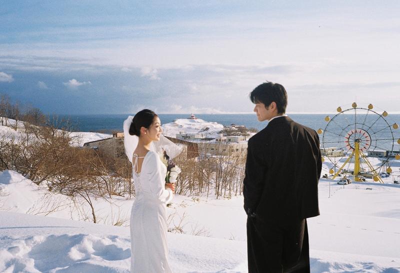 小樽摩天轮 第38张 日本婚纱照 日本旅拍 小樽婚纱照 日本尼鹿摄影