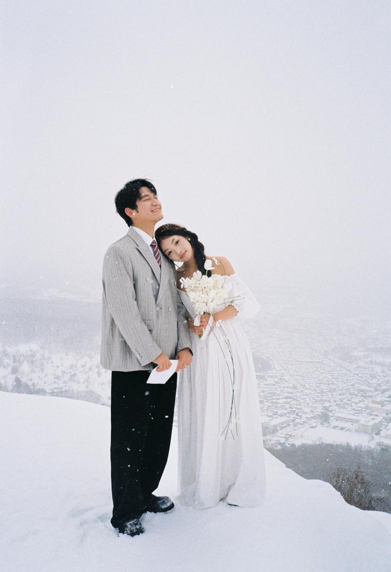 天狗山的浪漫 第21张 日本婚纱照 日本旅拍 日本尼鹿摄影