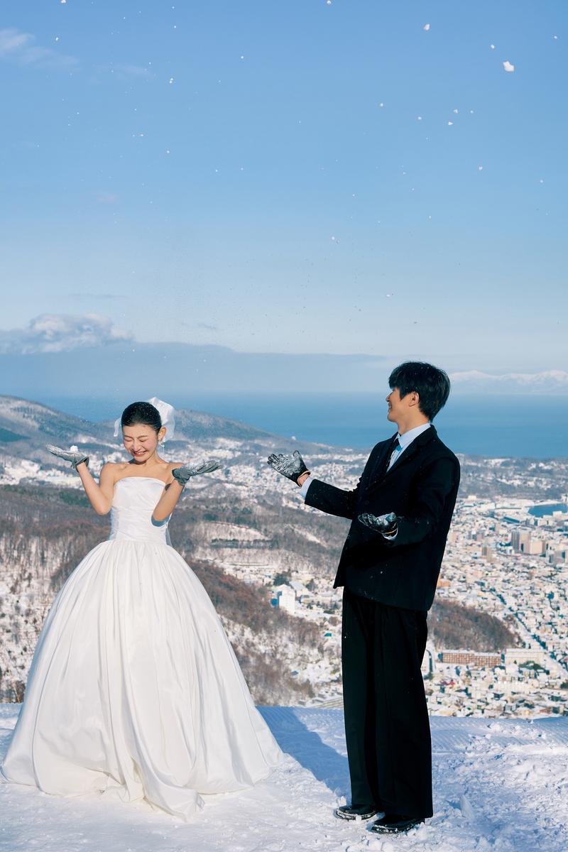 小樽婚礼 第38张 日本婚纱照 日本旅拍 小樽婚纱照 日本尼鹿摄影