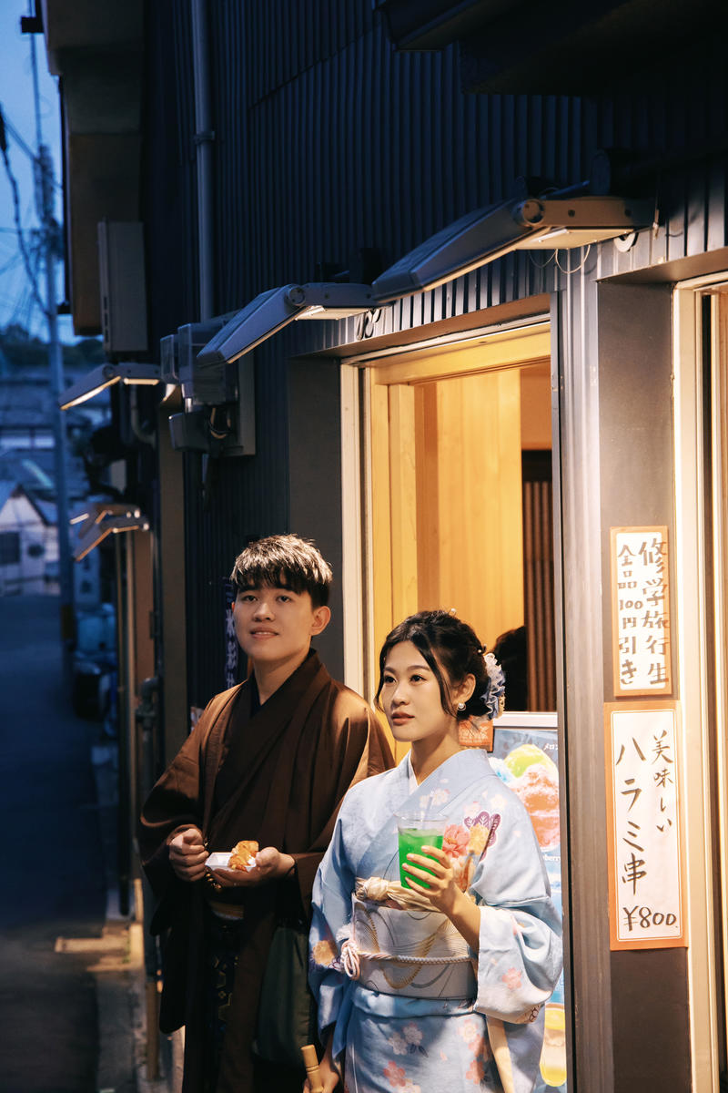 京都回忆 第16张 日本婚纱照 日本旅拍 京都樱花婚纱照 日本尼鹿摄影