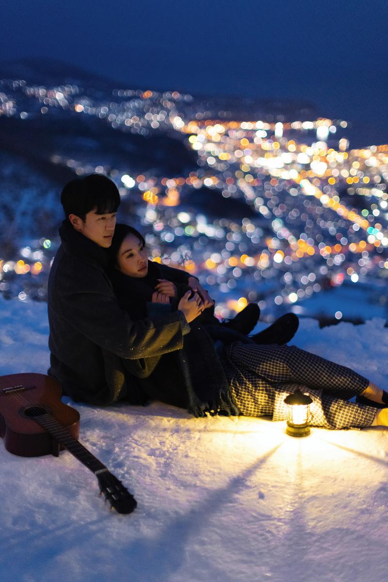 天狗山蓝调时刻 第25张 日本婚纱照 日本旅拍 日本尼鹿摄影
