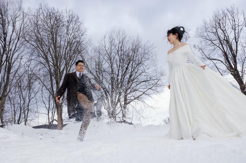 在小樽生命中最美好的冬天 第30张 日本婚纱照 日本旅拍 小樽婚纱照 日本尼鹿摄影