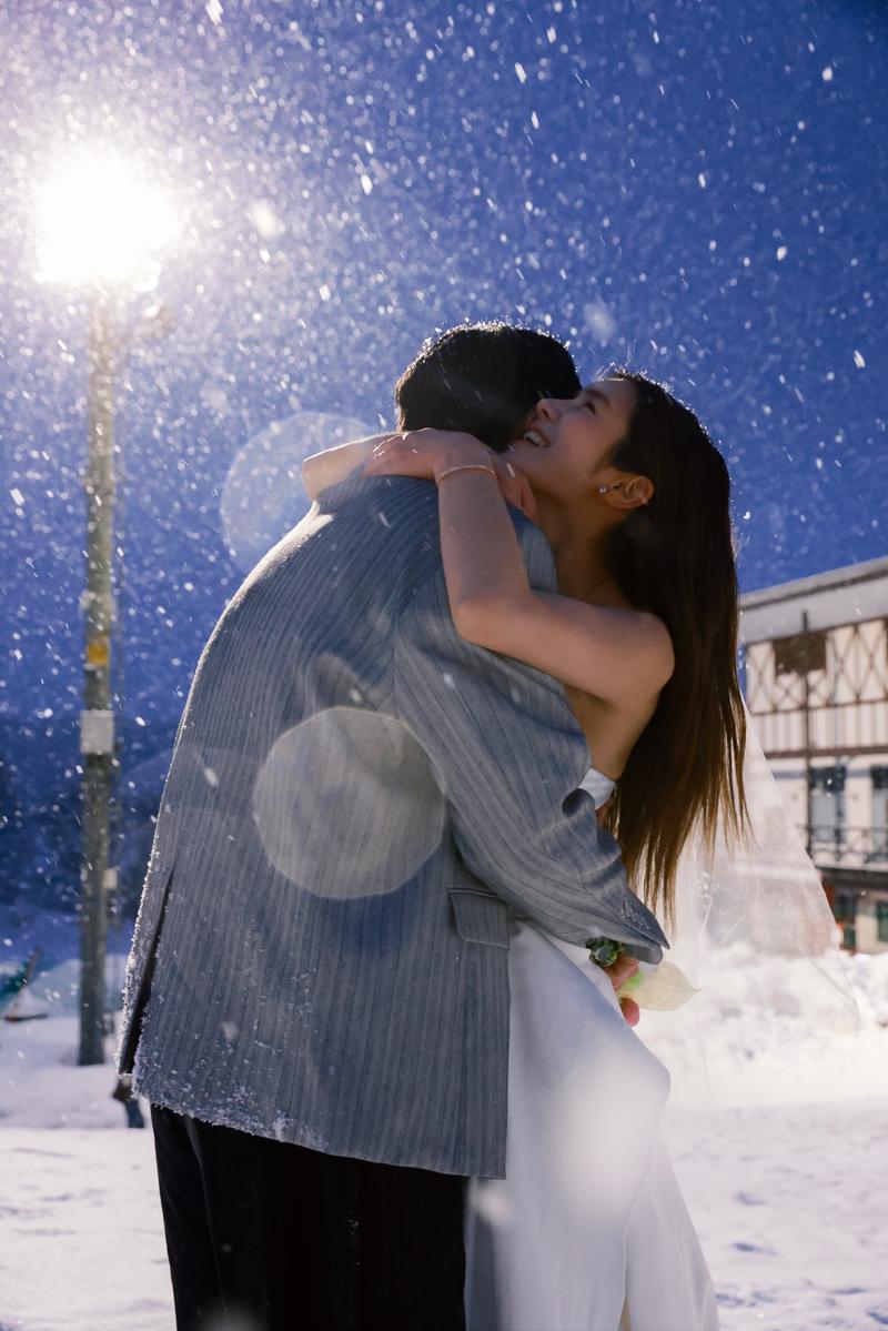 雪夜 第9张 日本婚纱照 日本旅拍 日本雪景婚纱照 日本尼鹿摄影