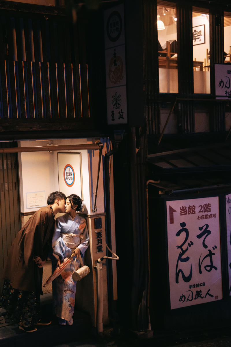京都回忆 第7张 日本婚纱照 日本旅拍 京都樱花婚纱照 日本尼鹿摄影