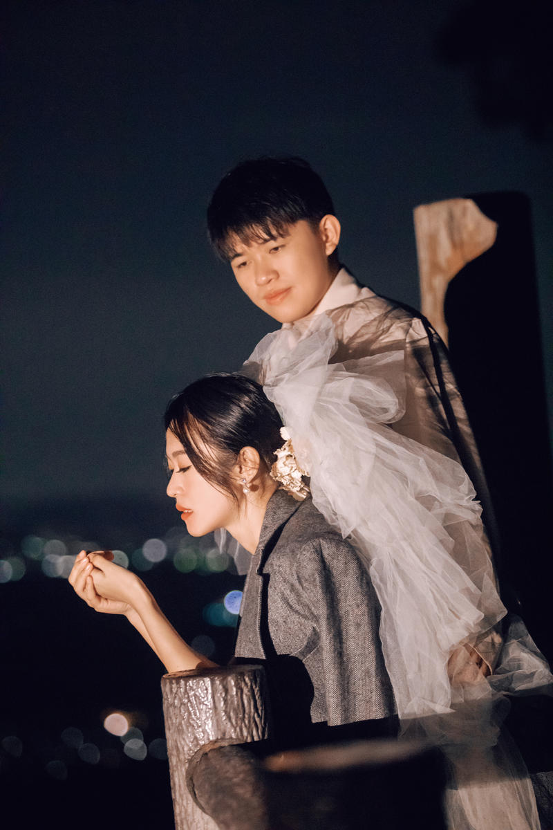 若草山夜景婚纱照 第9张 日本婚纱照 日本旅拍 日本尼鹿摄影