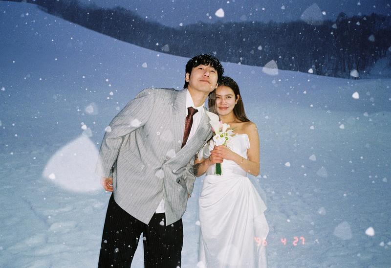 雪夜 日本婚纱照 日本旅拍