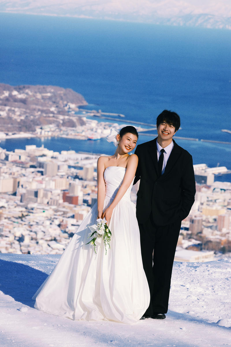 小樽婚礼 第37张 日本婚纱照 日本旅拍 小樽婚纱照 日本尼鹿摄影