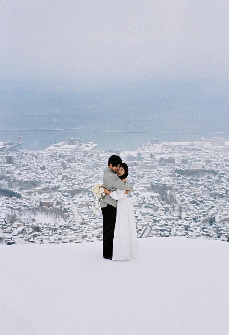 天狗山的浪漫 第4张 日本婚纱照 日本旅拍 日本尼鹿摄影