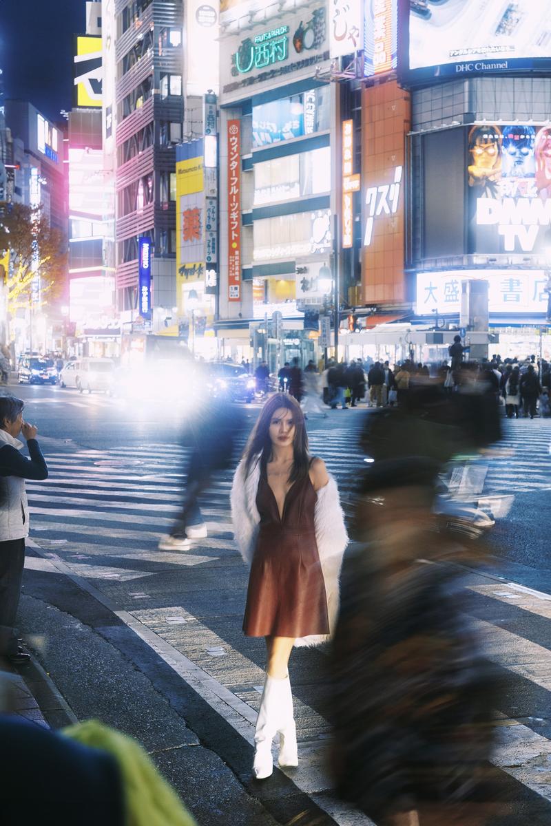 夜晚的十字路口 第6张 日本婚纱照 日本旅拍 东京旅拍 日本尼鹿摄影